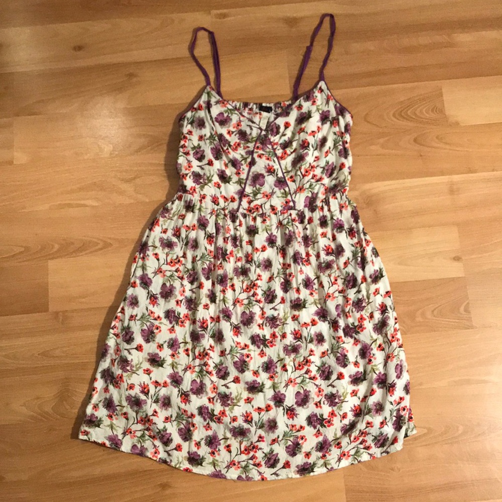 Floral Print Mini Dress